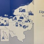 Carte illustrant la Normandie - L'épopée